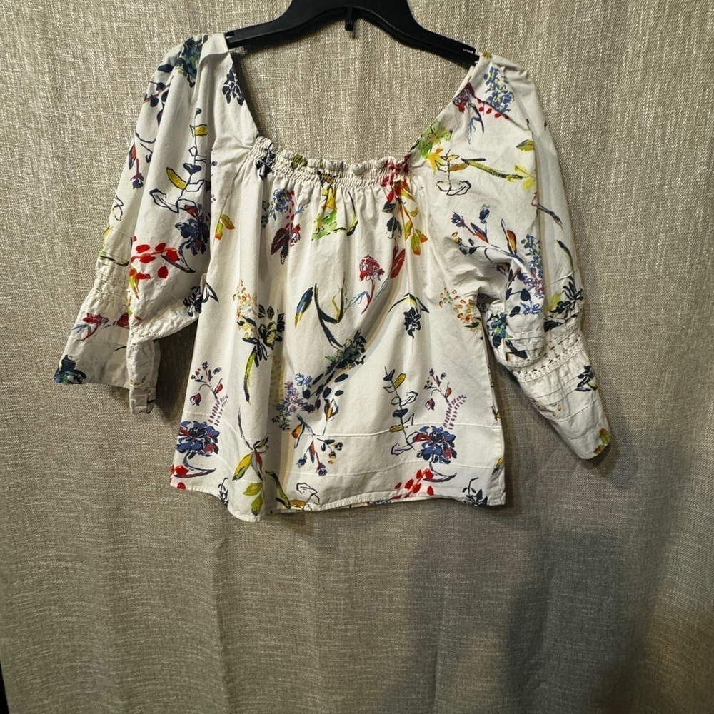 Tanya Taylor Stassi Floral Top size 6 but would fit up to size 10 - Picture 11 of 11